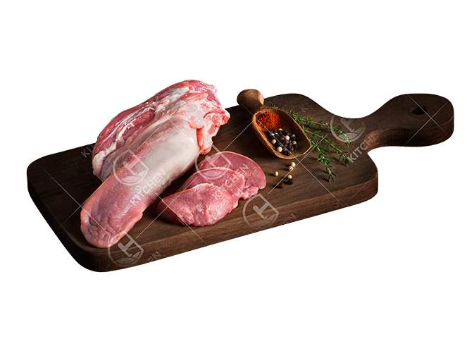 Lưỡi heo cắt đôi khay 200g